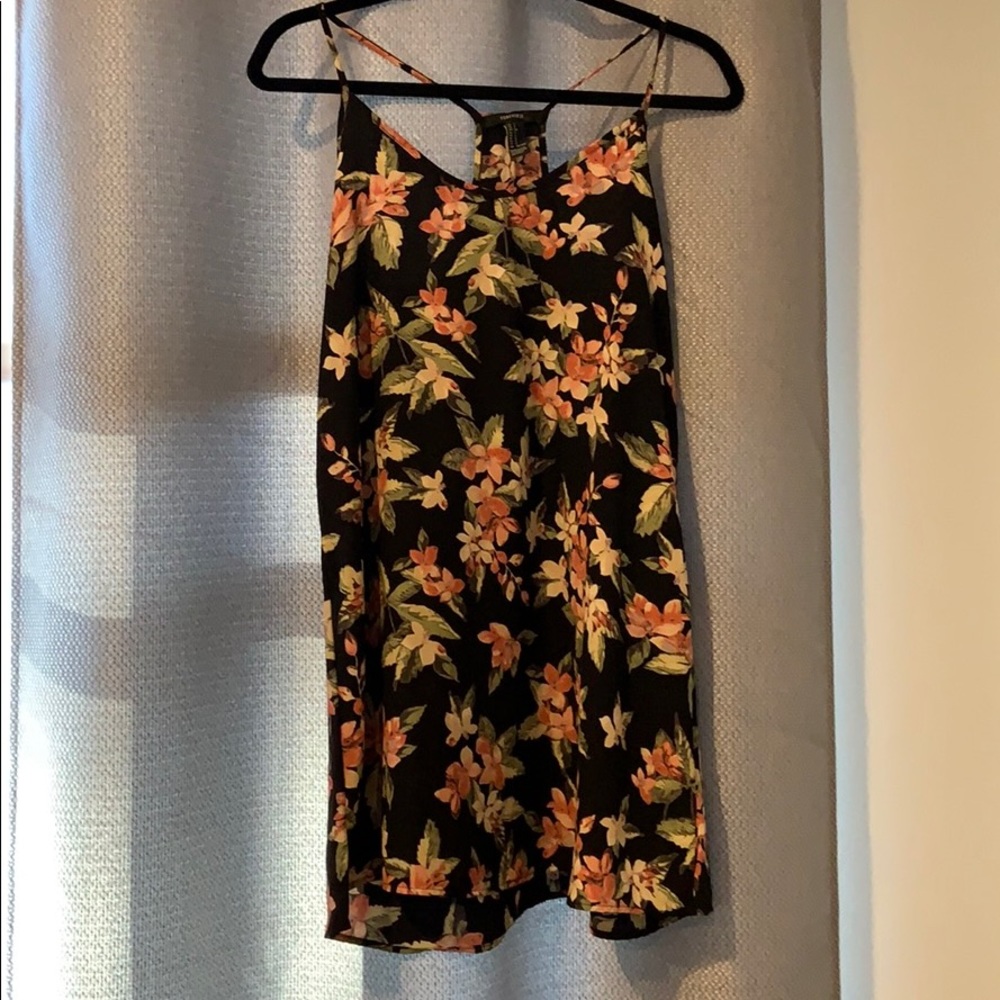 Forever 21 Black Floral Dress